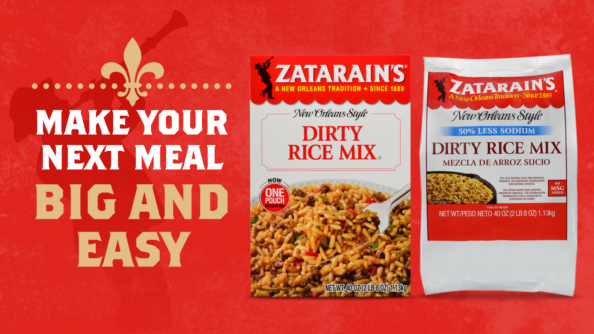 Amazon.com : Zatarain's Dirty Rice Mix, 40 oz - One 40 Ounce Box